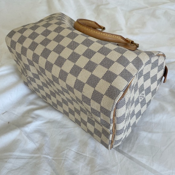 SALE!! ❤️ Authentic Louis Vuitton Speedy 25 damier azur LV - Picture 5 of 16